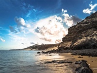 Felsstrand im Süden der Insel fuerteventura